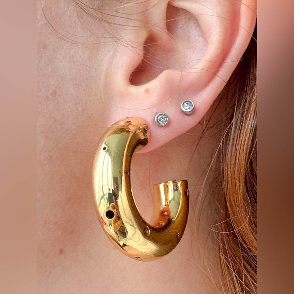 Big Moon Hoops by Paula Mendoza